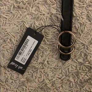 Put A Ring On it Circle Faux Leather Belt